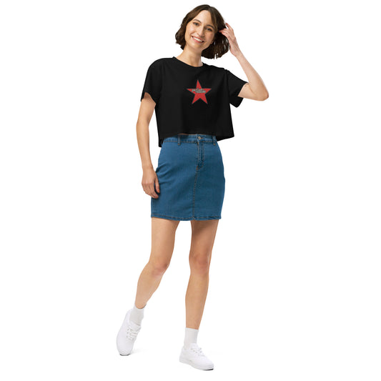 Playera DELUXE (Crop top): Estrella Roja - Panteón Rococo