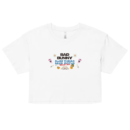 Playera DELUXE: "DfMF World Tour" (Crop top) - Bad Bunny
