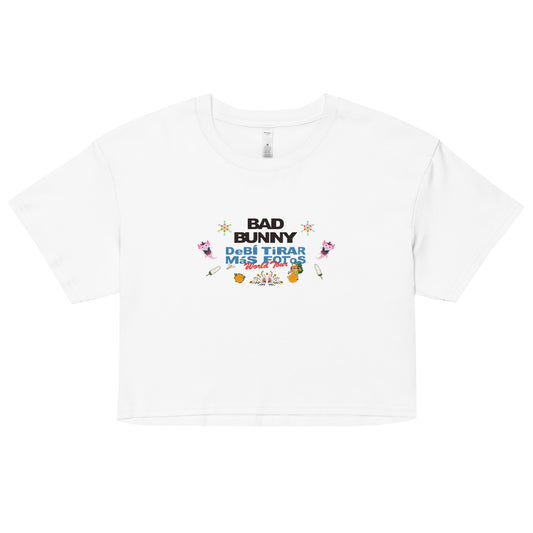 Playera DELUXE: "DfMF World Tour" (Crop top) - Bad Bunny