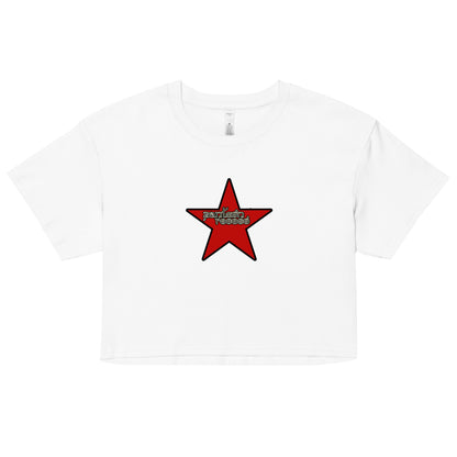 Playera DELUXE (Crop top): Estrella Roja - Panteón Rococo