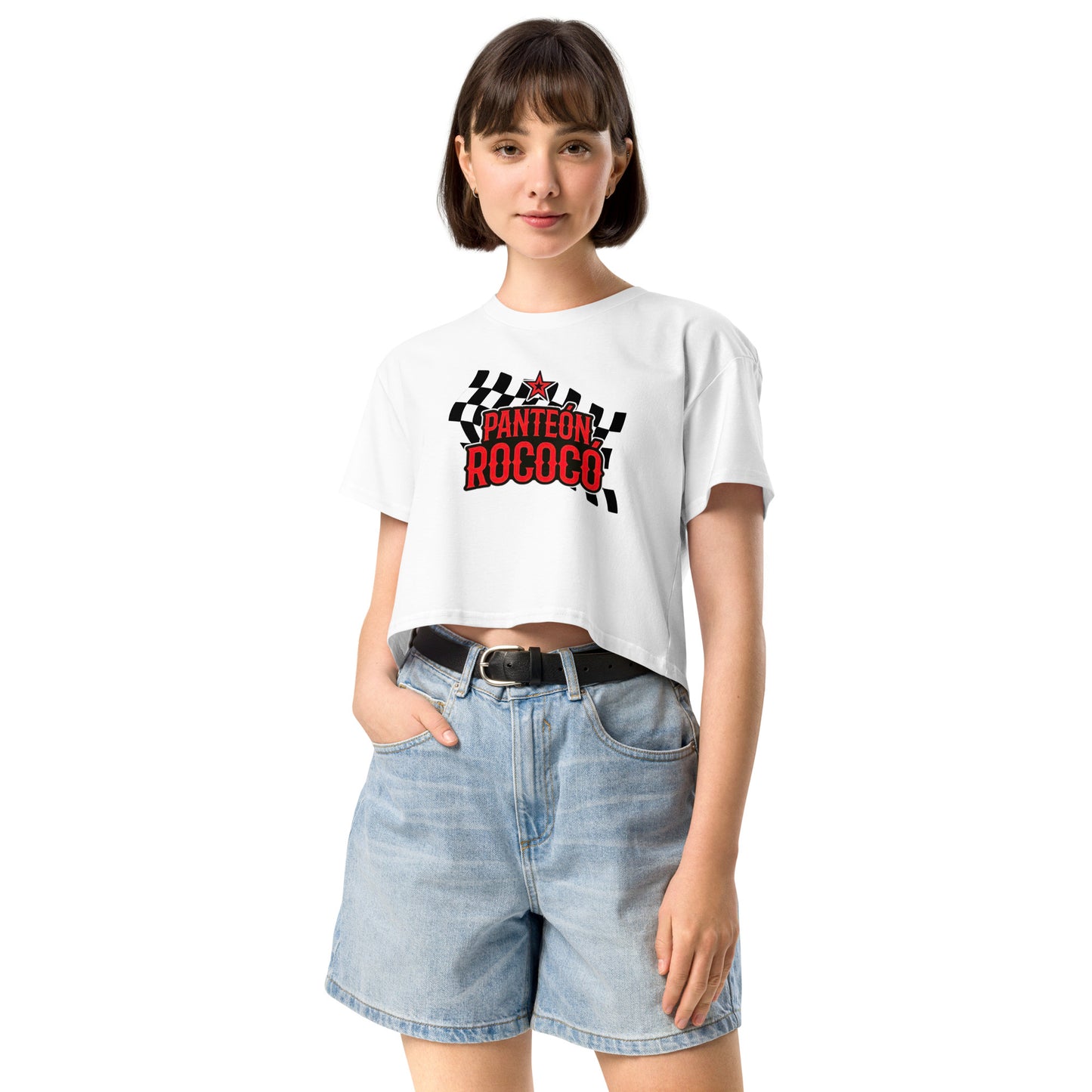 Playera DELUXE (Crop top): El Panteón Red - Panteón Rococó
