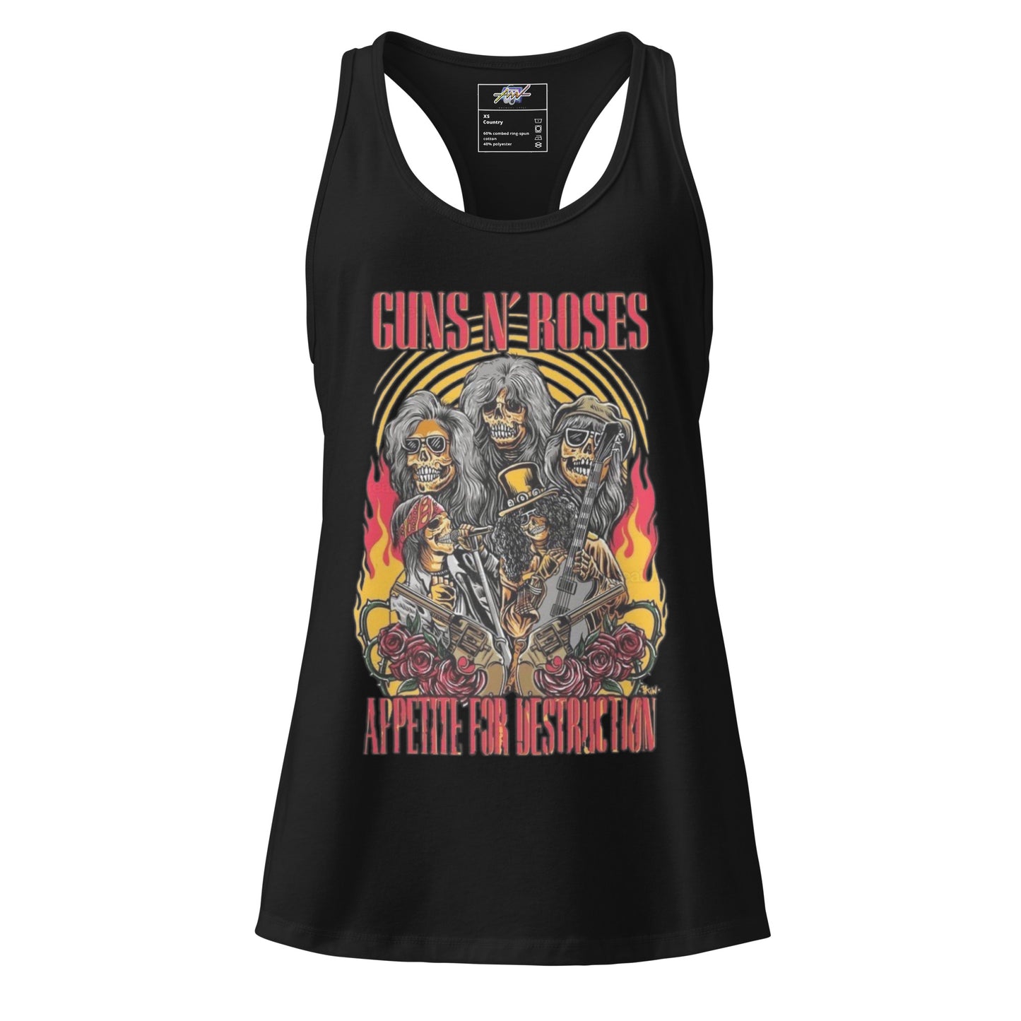 Playera Harmony Style (Tank Top): Sweet Skull O’ Mine - Guns N´ Roses
