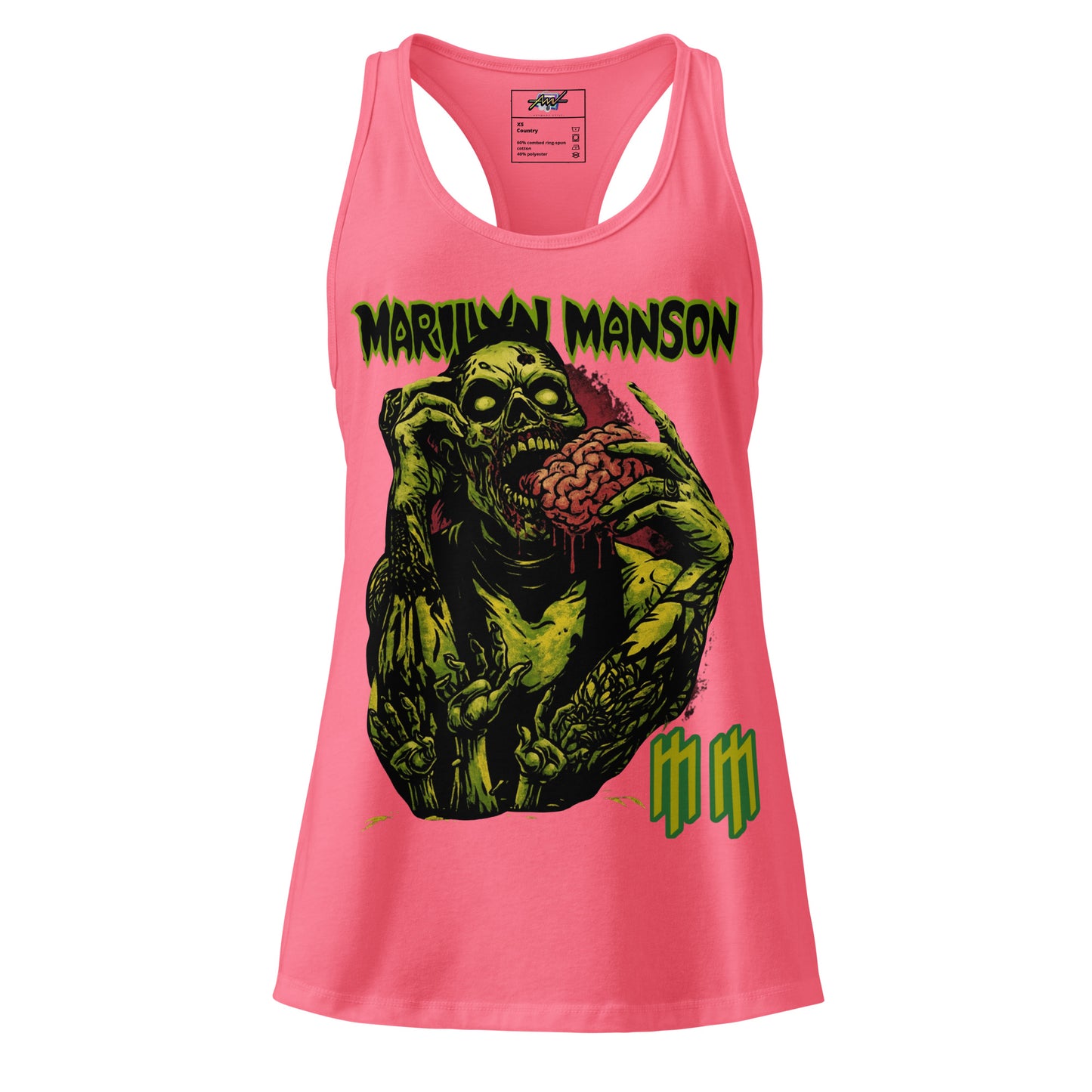 Playera Harmony Style (Tank Top): Manzombie - Marylin Manson