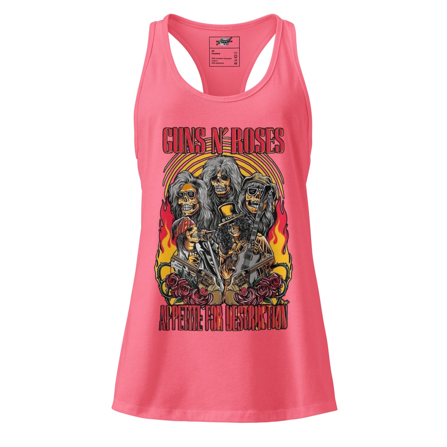Playera Harmony Style (Tank Top): Sweet Skull O’ Mine - Guns N´ Roses