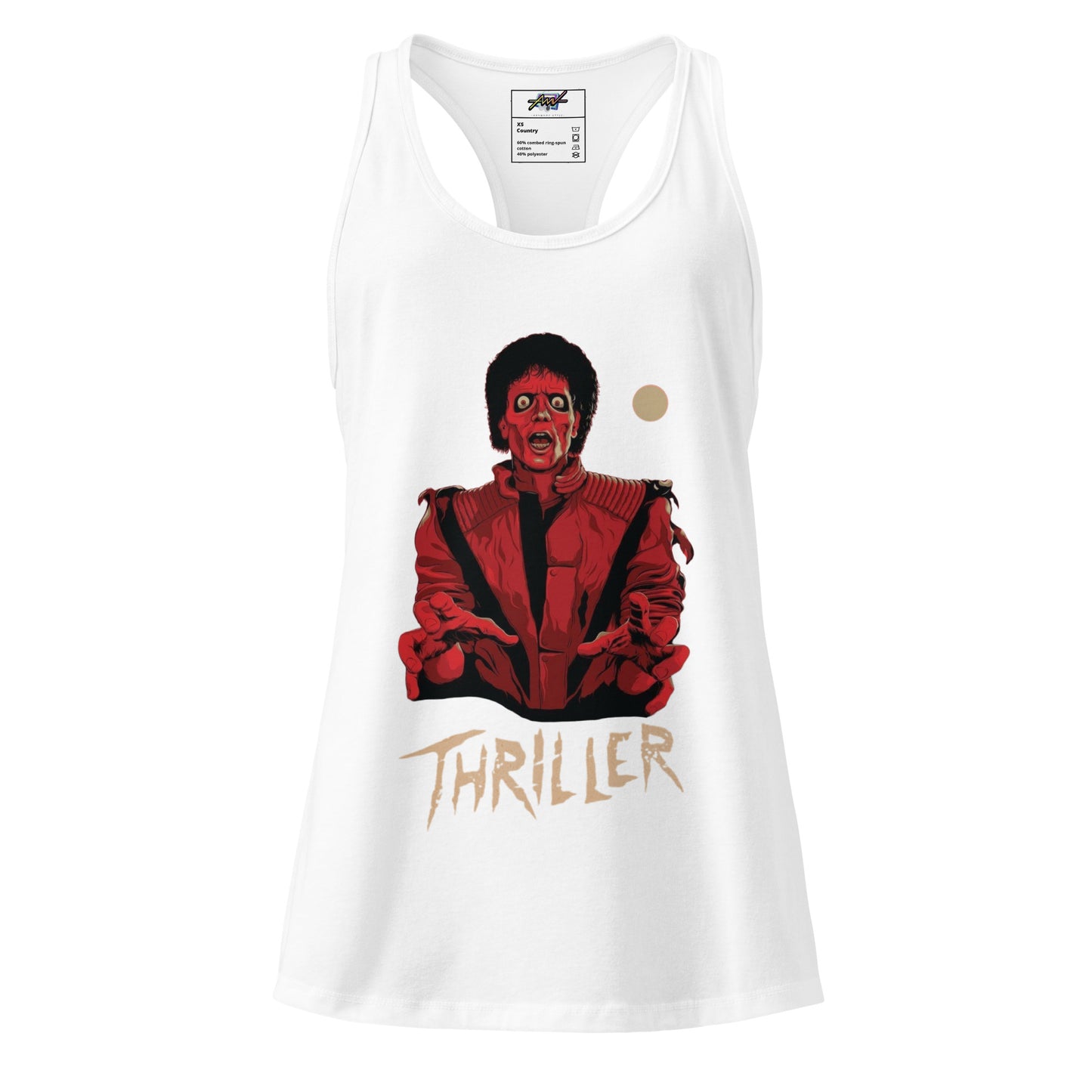 Playera Harmony Style (Tank Top): Thriller (red zombie) - Michael Jackson